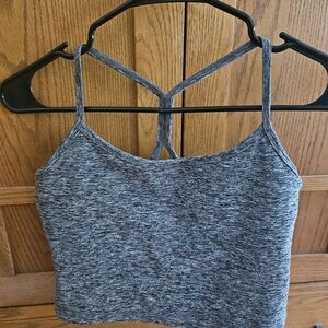 Beyond Yoga Charcoal Heather Tank